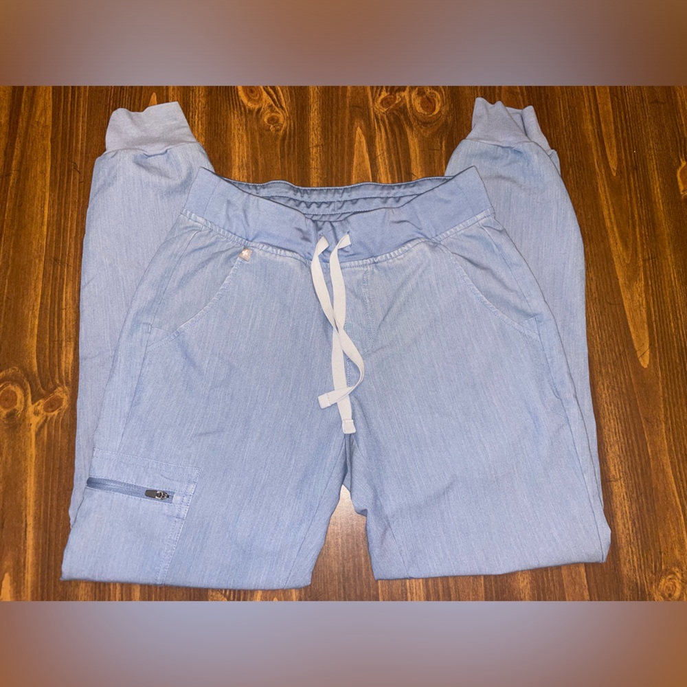 Figs blue scrub pants
